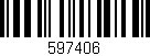 Código de barras (EAN, GTIN, SKU, ISBN): '597406'