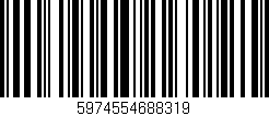 Código de barras (EAN, GTIN, SKU, ISBN): '5974554688319'