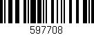 Código de barras (EAN, GTIN, SKU, ISBN): '597708'