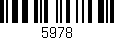 Código de barras (EAN, GTIN, SKU, ISBN): '5978'