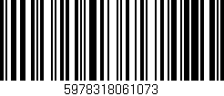 Código de barras (EAN, GTIN, SKU, ISBN): '5978318061073'