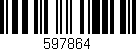 Código de barras (EAN, GTIN, SKU, ISBN): '597864'