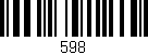 Código de barras (EAN, GTIN, SKU, ISBN): '598'
