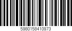 Código de barras (EAN, GTIN, SKU, ISBN): '5980158410973'