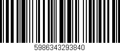 Código de barras (EAN, GTIN, SKU, ISBN): '5986343293840'