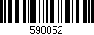 Código de barras (EAN, GTIN, SKU, ISBN): '598852'