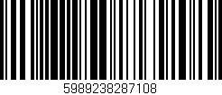 Código de barras (EAN, GTIN, SKU, ISBN): '5989238287108'