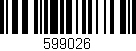 Código de barras (EAN, GTIN, SKU, ISBN): '599026'