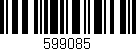Código de barras (EAN, GTIN, SKU, ISBN): '599085'