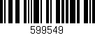 Código de barras (EAN, GTIN, SKU, ISBN): '599549'