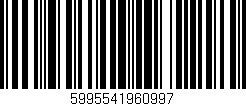 Código de barras (EAN, GTIN, SKU, ISBN): '5995541960997'