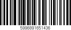 Código de barras (EAN, GTIN, SKU, ISBN): '5996891651436'