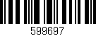 Código de barras (EAN, GTIN, SKU, ISBN): '599697'