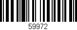 Código de barras (EAN, GTIN, SKU, ISBN): '59972'