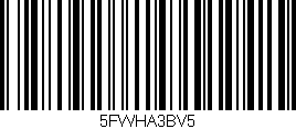 Código de barras (EAN, GTIN, SKU, ISBN): '5FWHA3BV5'