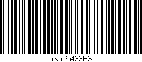Código de barras (EAN, GTIN, SKU, ISBN): '5K5P5433FS'