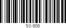 Código de barras (EAN, GTIN, SKU, ISBN): '5S-808'