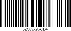 Código de barras (EAN, GTIN, SKU, ISBN): '5ZCWX9SGDA'