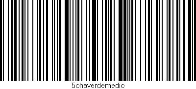 Código de barras (EAN, GTIN, SKU, ISBN): '5chaverdemedic'