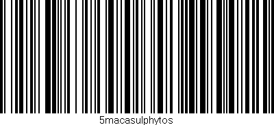 Código de barras (EAN, GTIN, SKU, ISBN): '5macasulphytos'