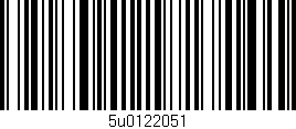 Código de barras (EAN, GTIN, SKU, ISBN): '5u0122051'