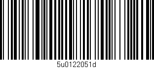 Código de barras (EAN, GTIN, SKU, ISBN): '5u0122051d'