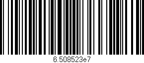 Código de barras (EAN, GTIN, SKU, ISBN): '6.508523e7'
