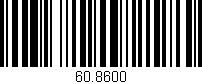 Código de barras (EAN, GTIN, SKU, ISBN): '60.8600'