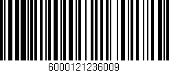 Código de barras (EAN, GTIN, SKU, ISBN): '6000121236009'