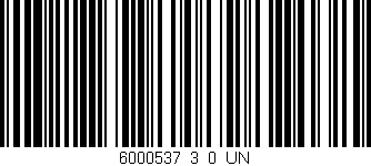 Código de barras (EAN, GTIN, SKU, ISBN): '6000537_3_0_UN'