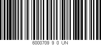 Código de barras (EAN, GTIN, SKU, ISBN): '6000709_9_0_UN'