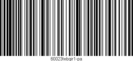 Código de barras (EAN, GTIN, SKU, ISBN): '60023tebgir1-pa'