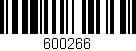 Código de barras (EAN, GTIN, SKU, ISBN): '600266'