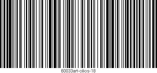 Código de barras (EAN, GTIN, SKU, ISBN): '60033art-cilios-18'