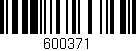 Código de barras (EAN, GTIN, SKU, ISBN): '600371'