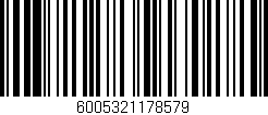 Código de barras (EAN, GTIN, SKU, ISBN): '6005321178579'