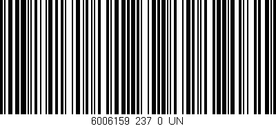 Código de barras (EAN, GTIN, SKU, ISBN): '6006159_237_0_UN'