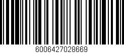 Código de barras (EAN, GTIN, SKU, ISBN): '6006427028669'