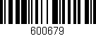 Código de barras (EAN, GTIN, SKU, ISBN): '600679'