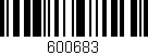 Código de barras (EAN, GTIN, SKU, ISBN): '600683'