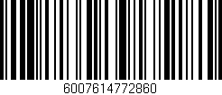 Código de barras (EAN, GTIN, SKU, ISBN): '6007614772860'