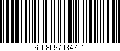 Código de barras (EAN, GTIN, SKU, ISBN): '6008697034791'