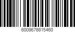 Código de barras (EAN, GTIN, SKU, ISBN): '6009678815460'