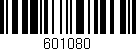 Código de barras (EAN, GTIN, SKU, ISBN): '601080'
