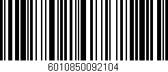 Código de barras (EAN, GTIN, SKU, ISBN): '6010850092104'