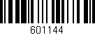 Código de barras (EAN, GTIN, SKU, ISBN): '601144'