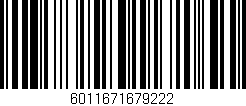 Código de barras (EAN, GTIN, SKU, ISBN): '6011671679222'