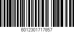 Código de barras (EAN, GTIN, SKU, ISBN): '6012301717857'