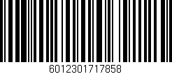 Código de barras (EAN, GTIN, SKU, ISBN): '6012301717858'