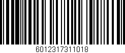 Código de barras (EAN, GTIN, SKU, ISBN): '6012317311018'